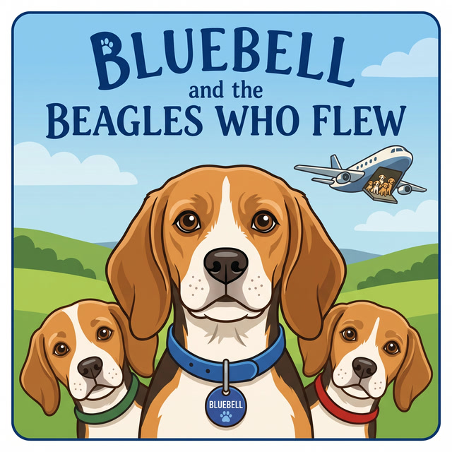 Bluebell and the Beagles Who Flew — cover artwork